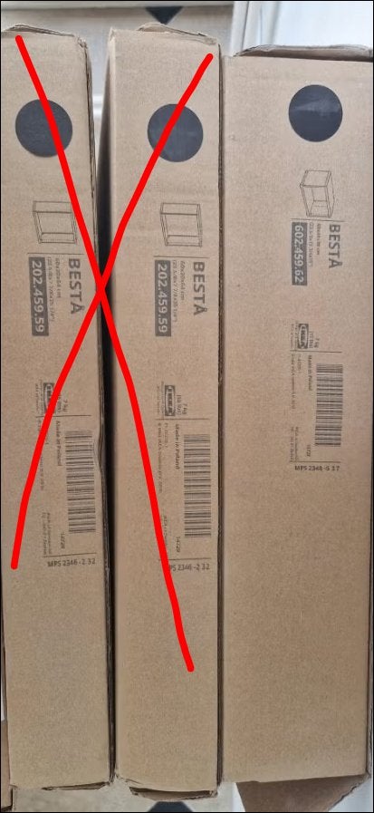 IKEA Besta kasten en planken Lappviken zwart/bruin, Ophalen, Overige materialen, Nieuw, 50 tot 100 cm