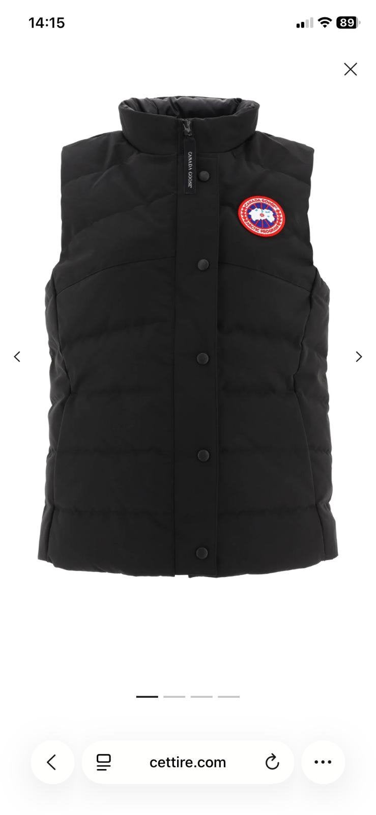 Canada goose jas bodywarmer stone island moncler  essentials, Ophalen of Verzenden, Zo goed als nieuw, Overige maten, Zwart