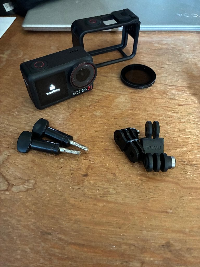 DJI Osmo Action 5 Pro + Mic mini, uv filter, 256gb sd kaart, Verzenden, Zo goed als nieuw, Overige merken