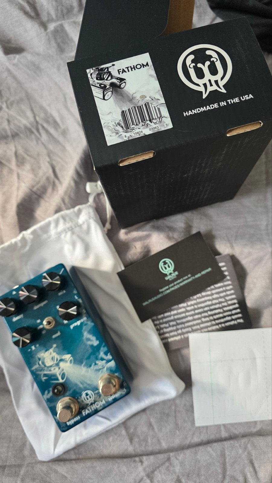 Walrus Audio Fathom Reverb - Zo goed als nieuw, Muziek en Instrumenten, Effecten, Ophalen of Verzenden, Zo goed als nieuw, Reverb