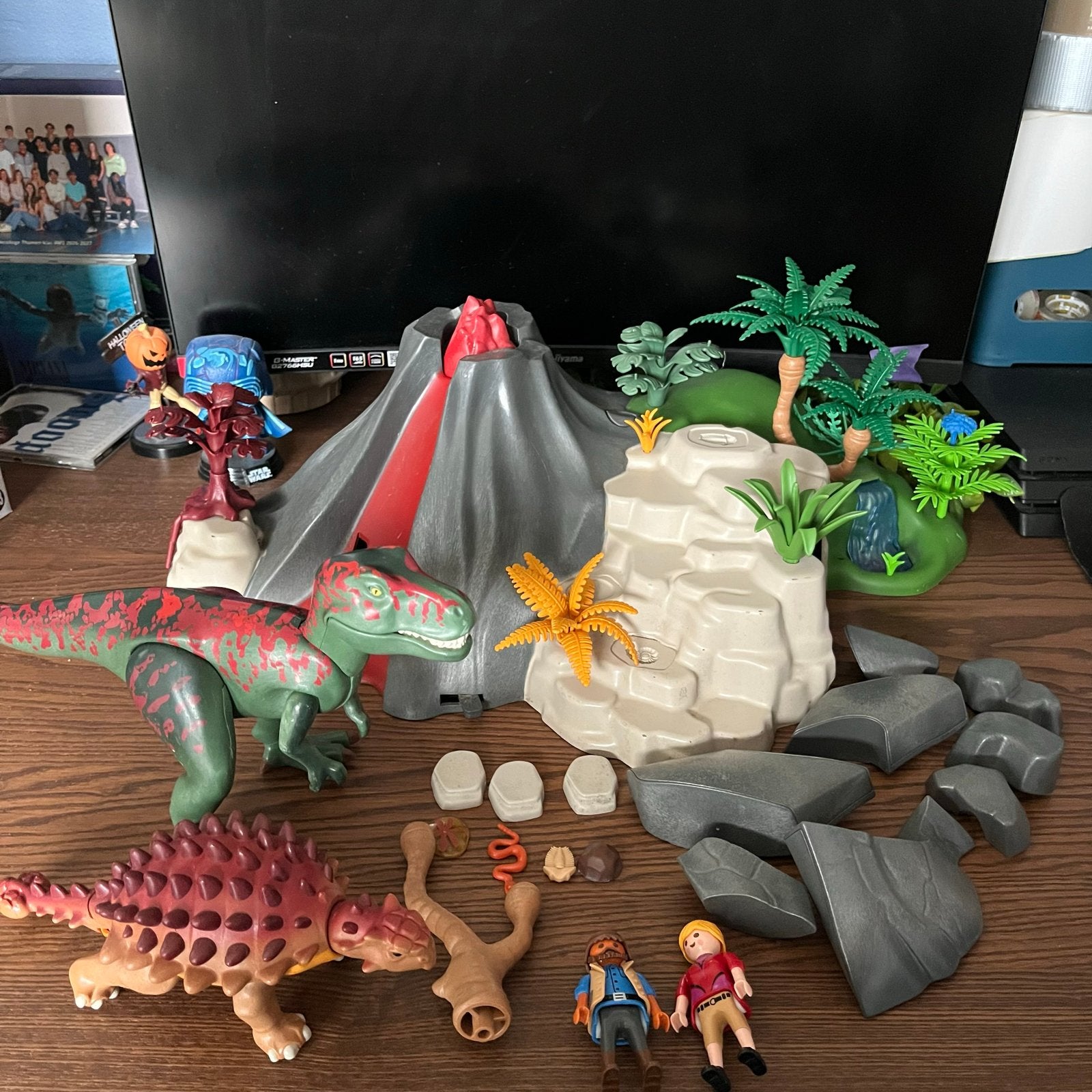 Playmobil Set 5230 - Vulkaan met Dinosauriërs (Grotendeels C, Gebruikt, Verzenden, Losse onderdelen, Overige typen