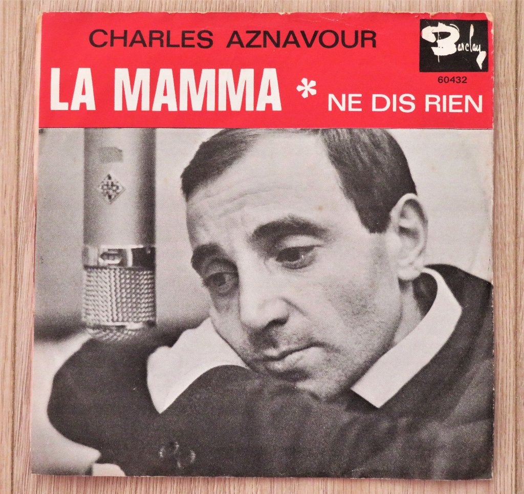 Vinyl single Charles Aznavour: La Mamma, Ophalen of Verzenden, LP