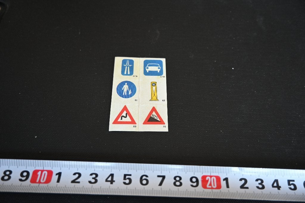 sticker set verkeersborden, Verzamelen, Ophalen of Verzenden, Zo goed als nieuw