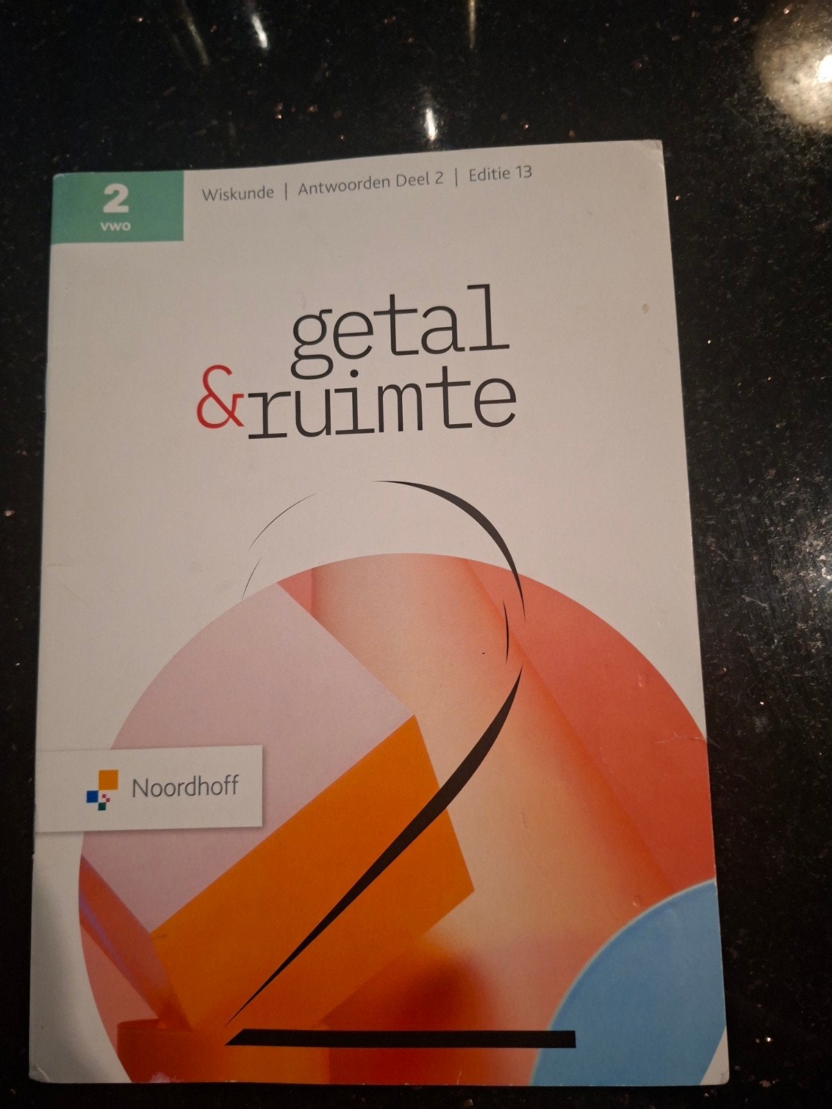 Getal & Ruimte Antwoordenboek 2 VWO Deel 2 - 13e editie, VWO, Wiskunde A, Ophalen of Verzenden, Zo goed als nieuw