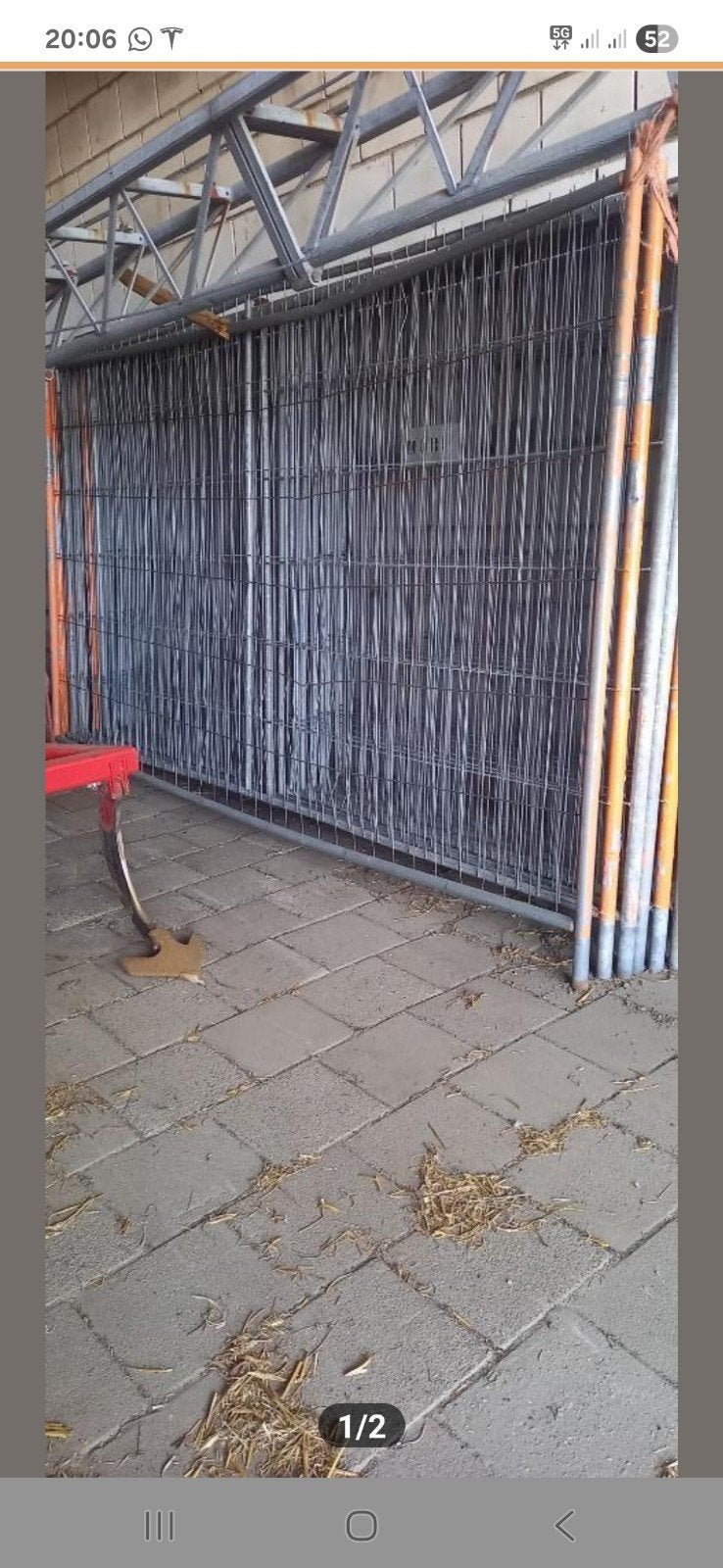 verhuur bouwhekken incl. voeten en klemmen (transport optie), Gebruikt, Ophalen of Verzenden, 2 meter of meer, 3 tot 6 meter