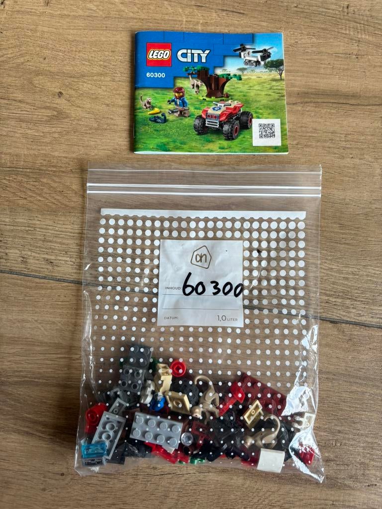 LEGO 60300 City Wildlife Rescue ATV, Ophalen of Verzenden, Zo goed als nieuw, Complete set, Lego