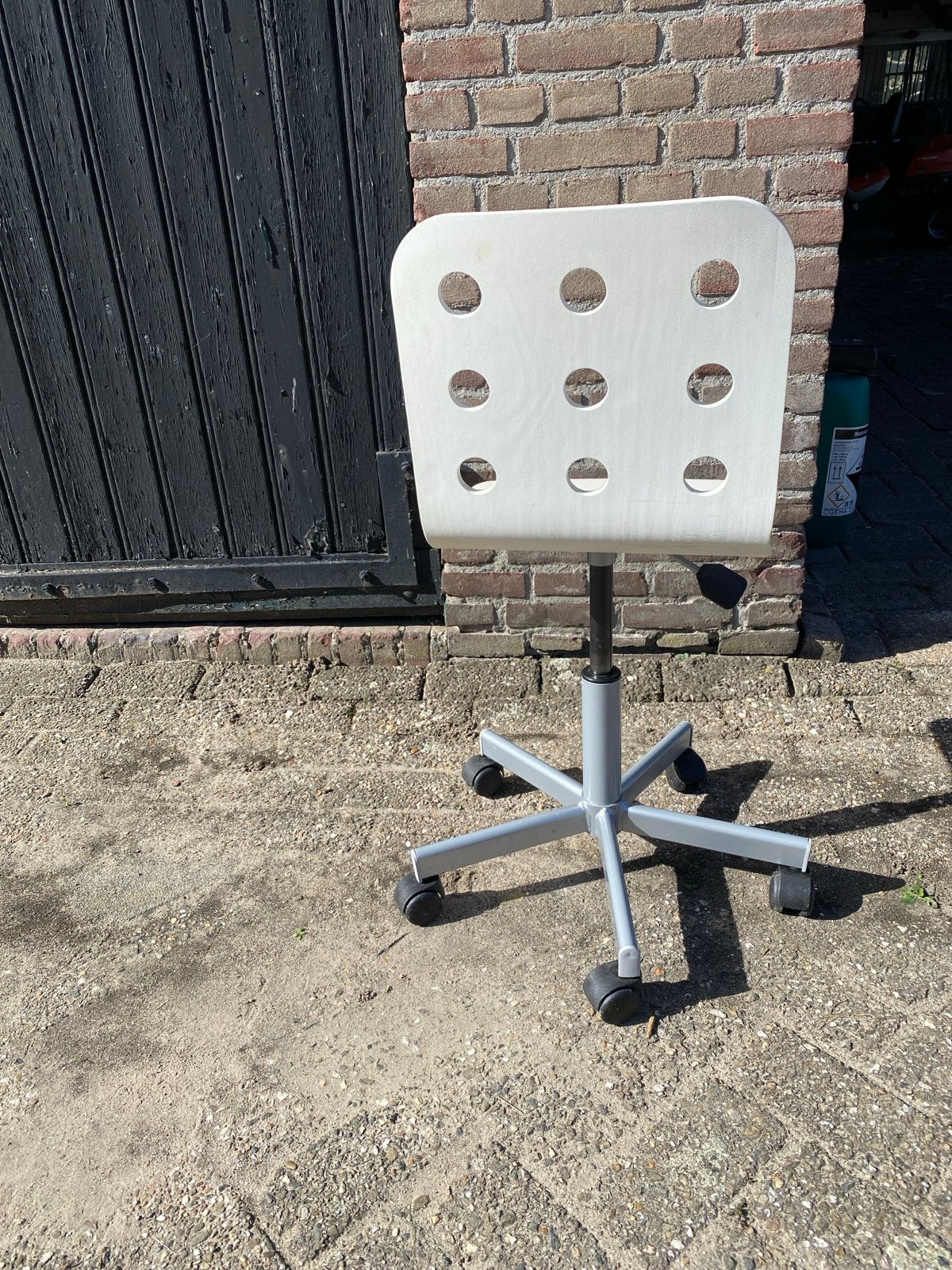 IKEA bureaustoel wit, Ophalen, Gebruikt, Wit, Bureaustoel