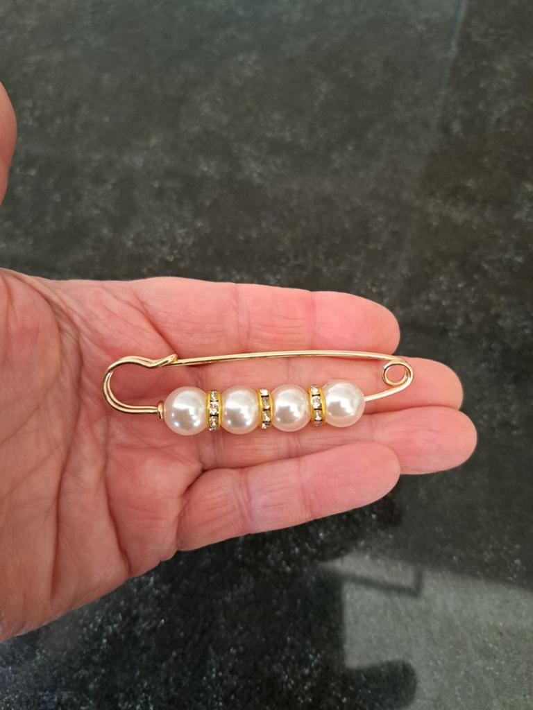 Broche speld, Sieraden, Tassen en Uiterlijk, Broches, Ophalen of Verzenden, Nieuw, Goud, Overige materialen