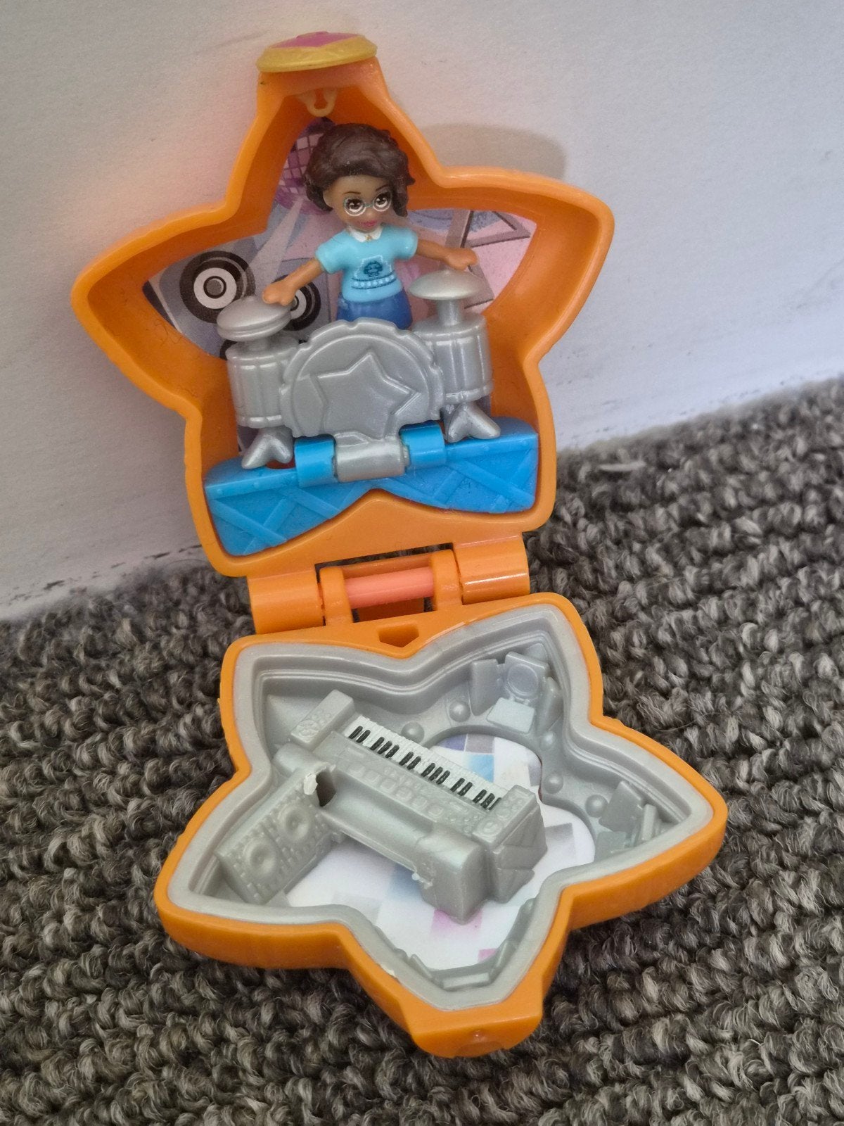 Polly Pocket Speelset Ster met Pop en Muziekinstrumenten, Kinderen en Baby's, Speelgoed | Overig, Ophalen of Verzenden