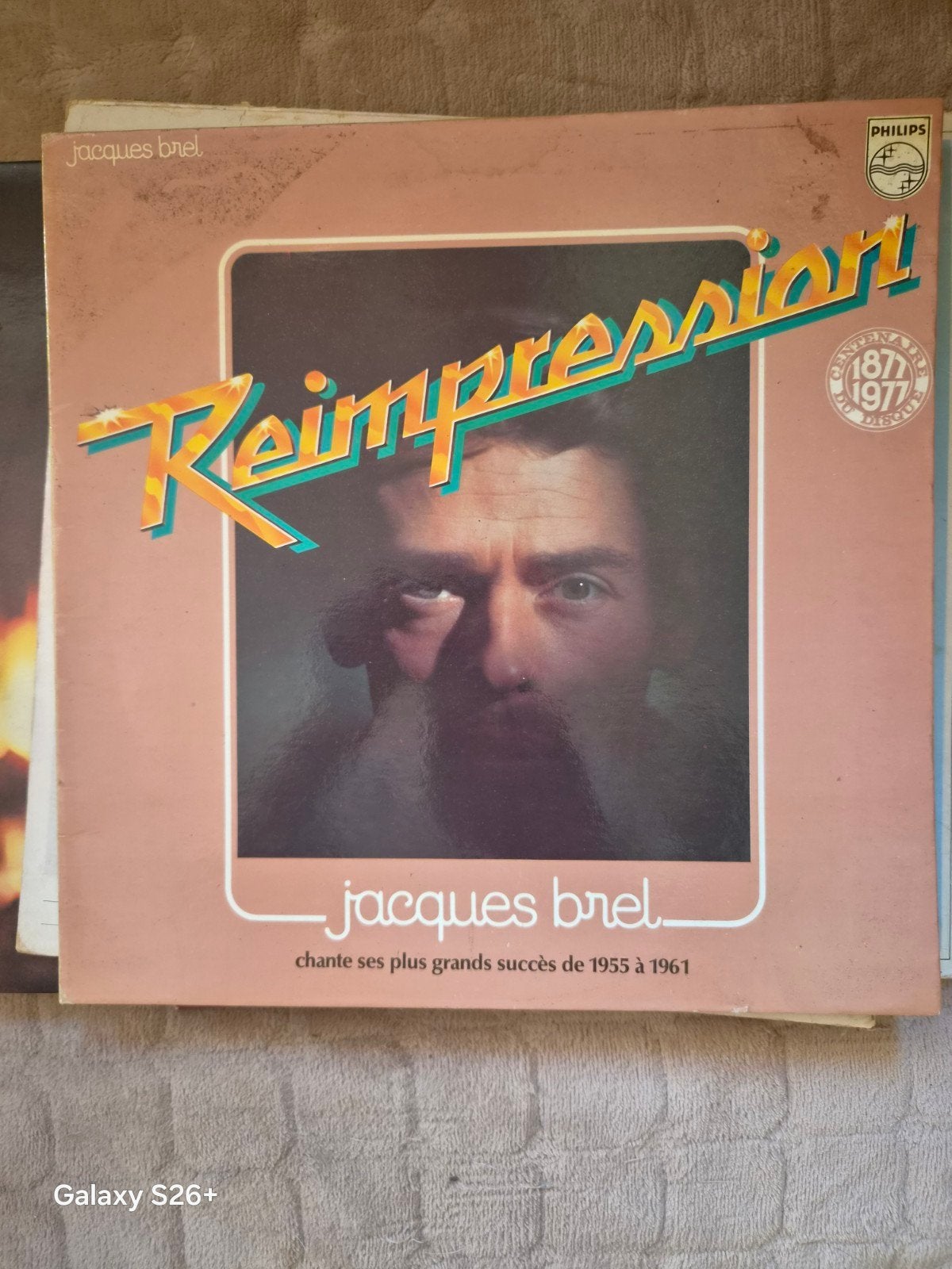 Jacques Brel - Reimpression LP (1955-1961), Gebruikt, Ophalen of Verzenden, Verzamelalbum, Chanson
