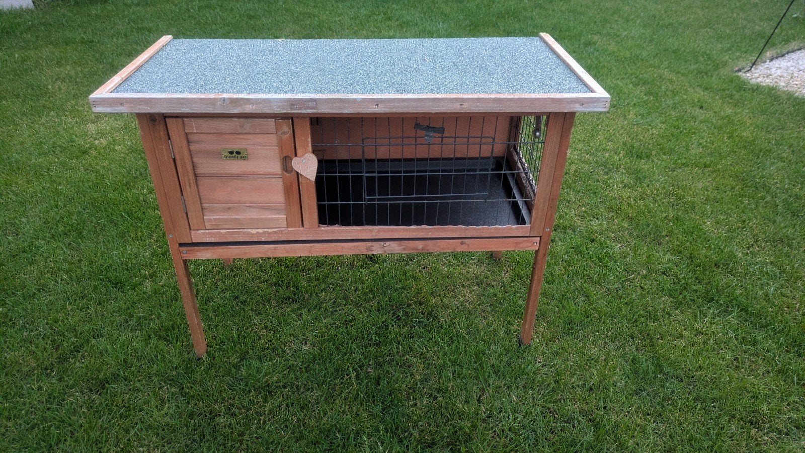 Konijnenhok voor buiten in goede staat, Dieren en Toebehoren, Ophalen, Gebruikt, 60 tot 90 cm, Hok