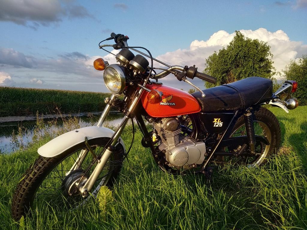 Honda motor XL125 en XL250, Motoren, Motoren | Oldtimers, Crossmotor, 12 t/m 35 kW, 1 cilinder, Minimaal motorrijbewijs A1, Ophalen