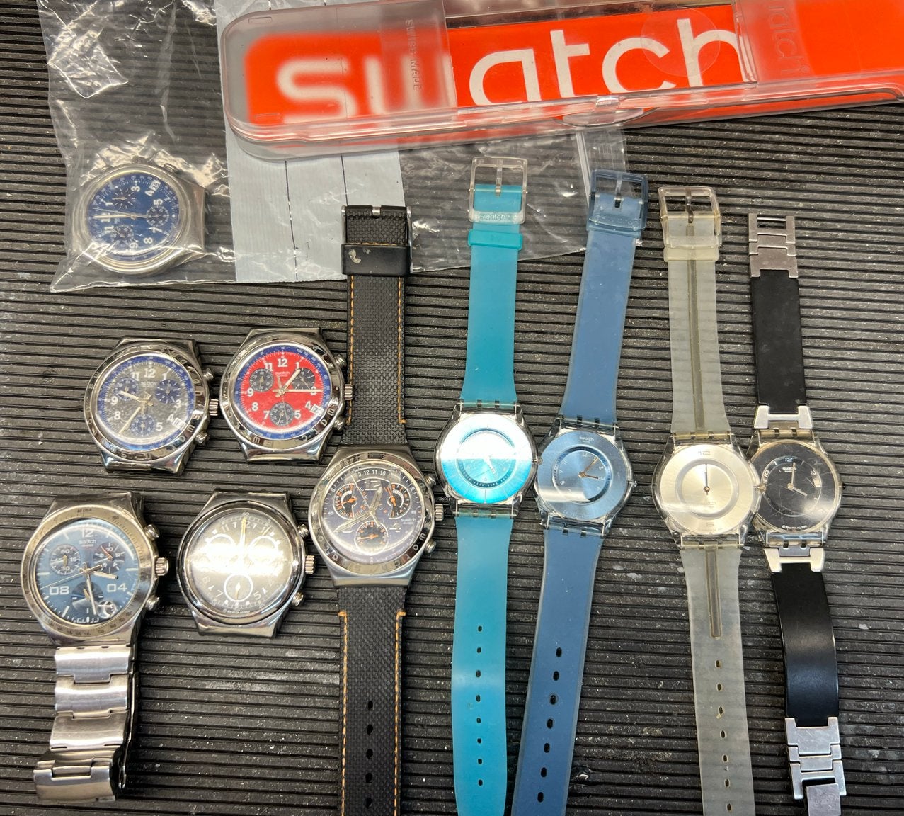 Diverse horloges zoals; Swatch, Seiko, Tissot, Ingersoll., Overige merken, Overige materialen, Gebruikt, Polshorloge