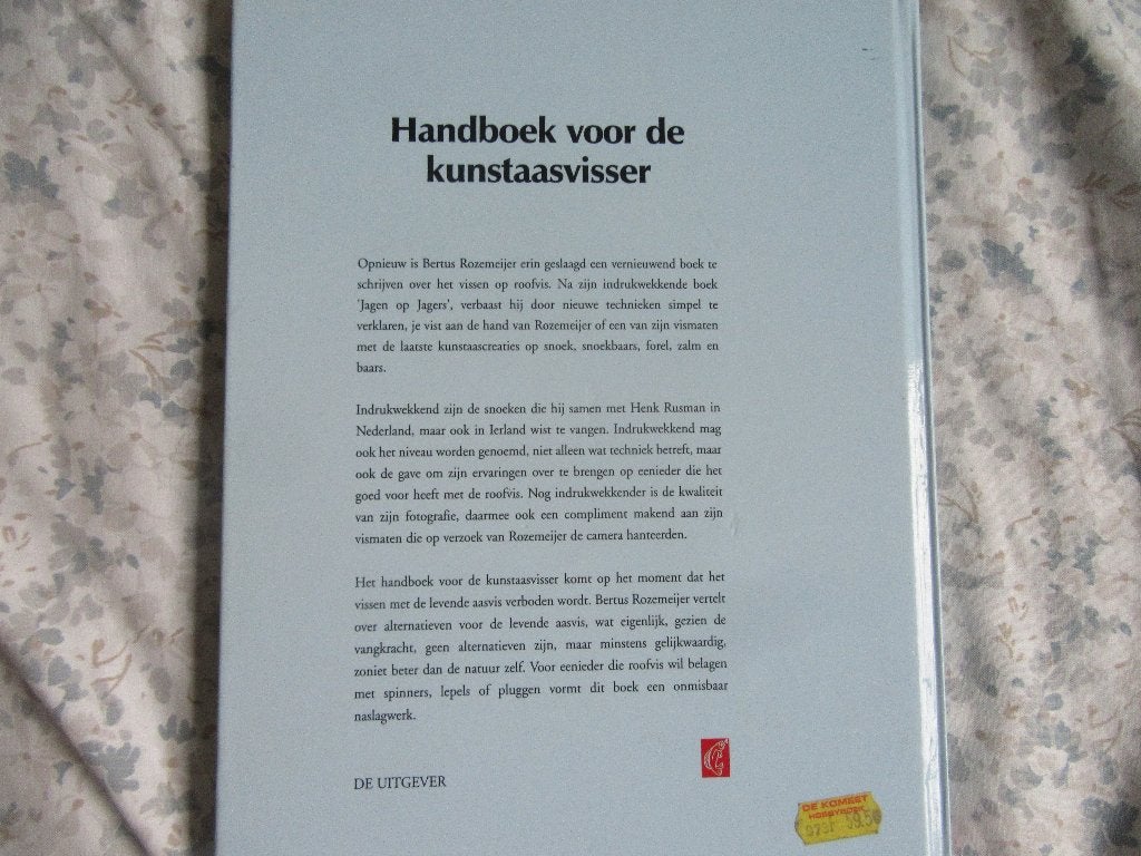Boeken en VHS videotape, snoekbaarsvissen, kunstaasvissen, Watersport en Boten, Hengelsport | Roofvissen, Gebruikt, Geen, Overige typen