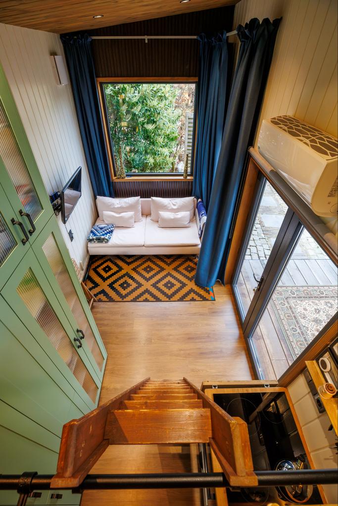 Tiny house, hoogwaardig en stijlvol met veranda., Vakantie, Gelderland en Veluwe, Chalet, Bungalow of Caravan