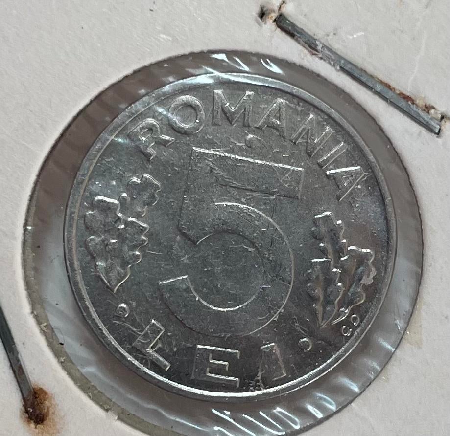 5 lei Roemenië 1992, Ophalen of Verzenden, Overige landen