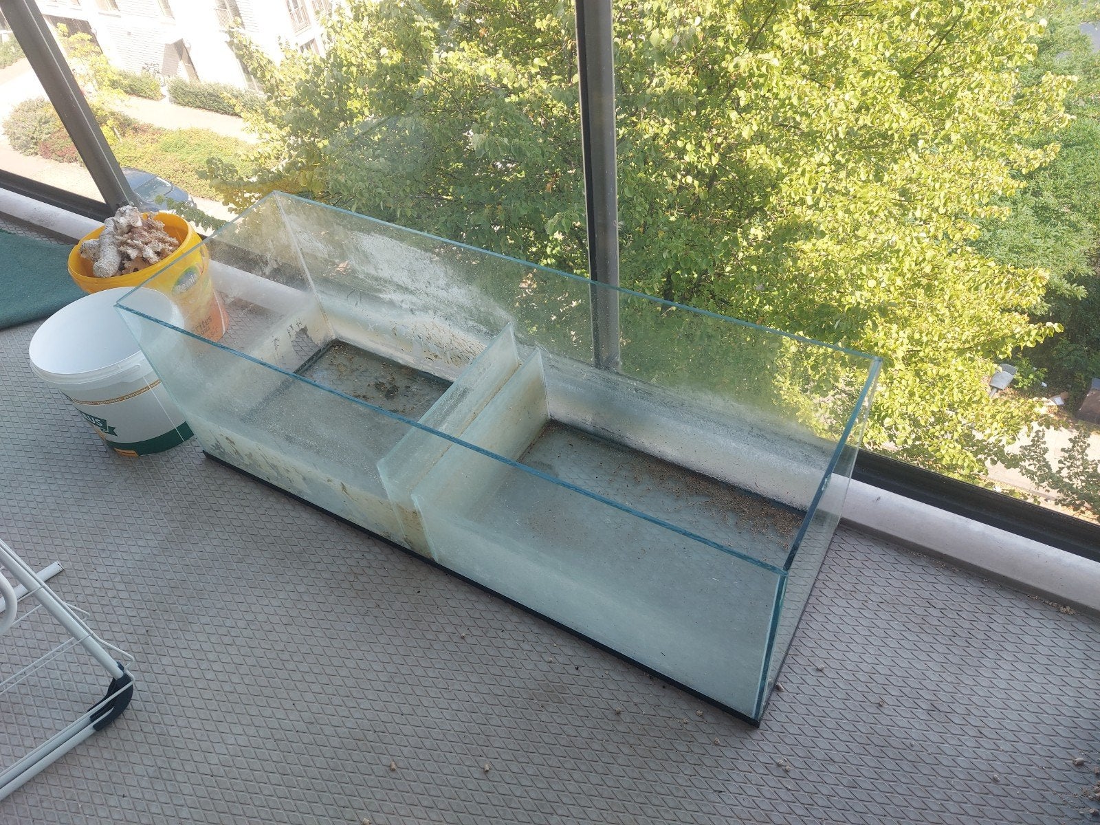 zout aquarium sump, Ophalen, Gebruikt, Leeg aquarium