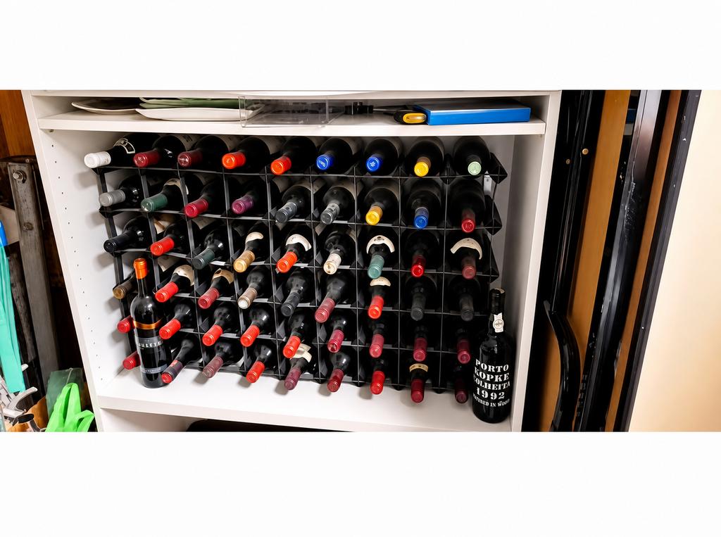 54 flessen wijn (1979/1994) en 1 fles port. Met lijst, Ophalen, Zo goed als nieuw, Frankrijk, Rode wijn