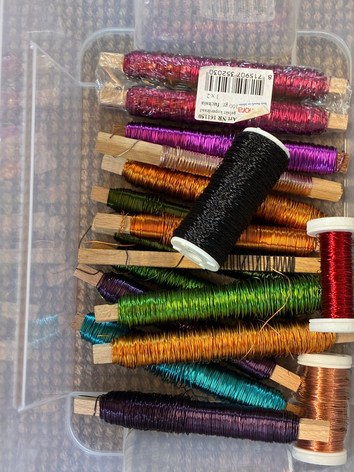 Mix van kleuren Ijzerdraad, Hobby en Vrije tijd, Knutselen, Ophalen of Verzenden, Zo goed als nieuw
