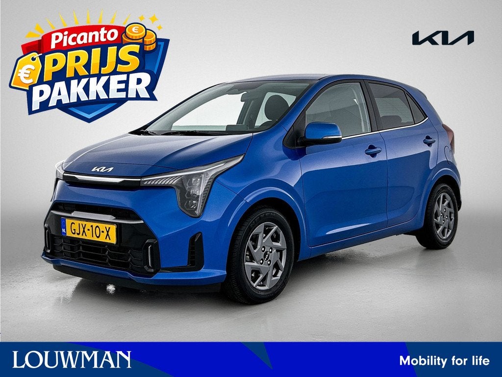 Kia Picanto 1.0 DPI DynamicPlusLine Navigatie | Lichtmetalen, Voorwielaandrijving, 12 maanden, Stof, Origineel Nederlands