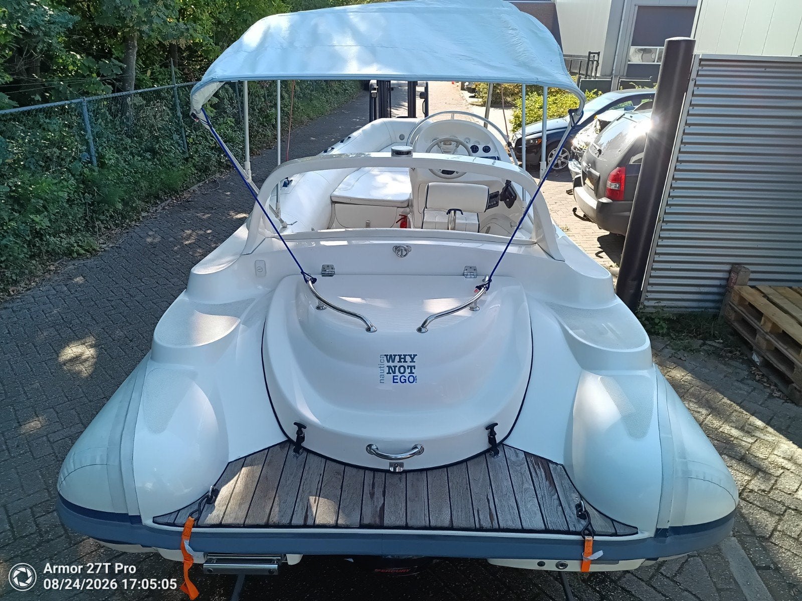 exclusieve Scanner 530 Rib met 175 pk jet aandrijving, Binnenboordmotor, 5 m, Afdekzeil, Zo goed als nieuw