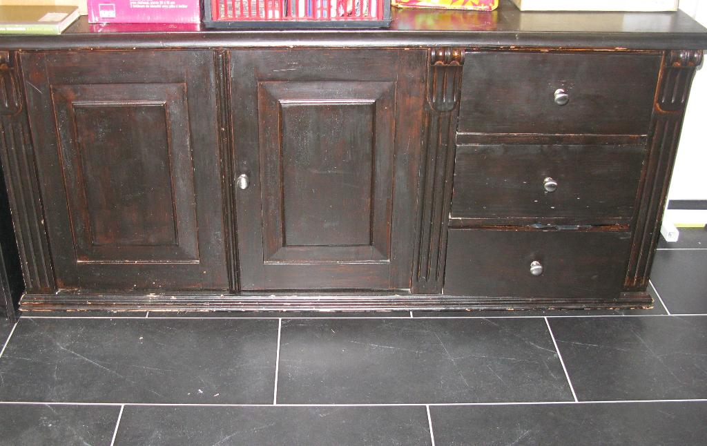 dressoir grenen, Huis en Inrichting, Kasten | Dressoirs, Ophalen, Gebruikt, Grenenhout, 50 tot 75 cm