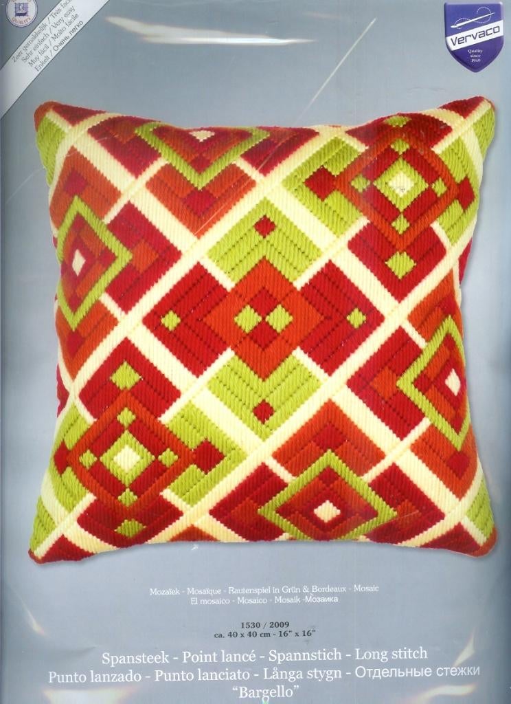 Cado vervaco borduurpakket spansteekkussen, 2009, Ophalen of Verzenden, Nieuw, Handborduren, Borduurpakket