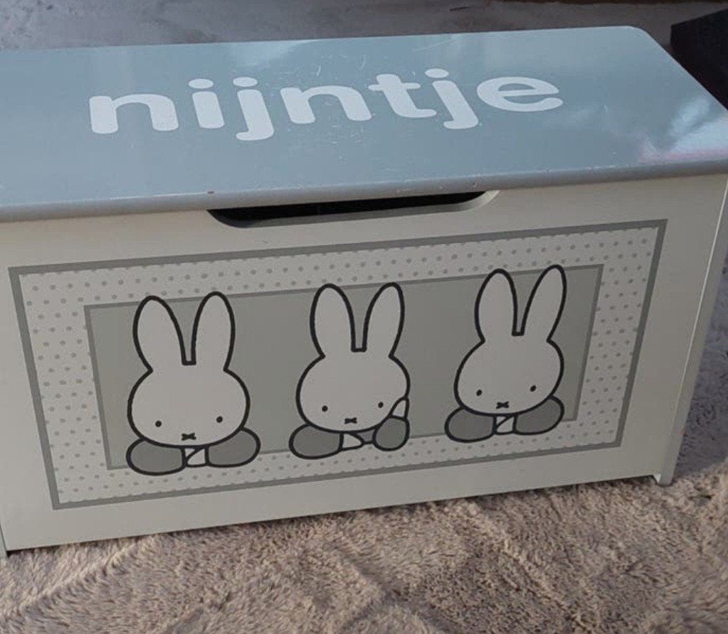 Stevig houten kistje met Nijntje opdruk, Ophalen, Minder dan 50 cm, Minder dan 50 cm