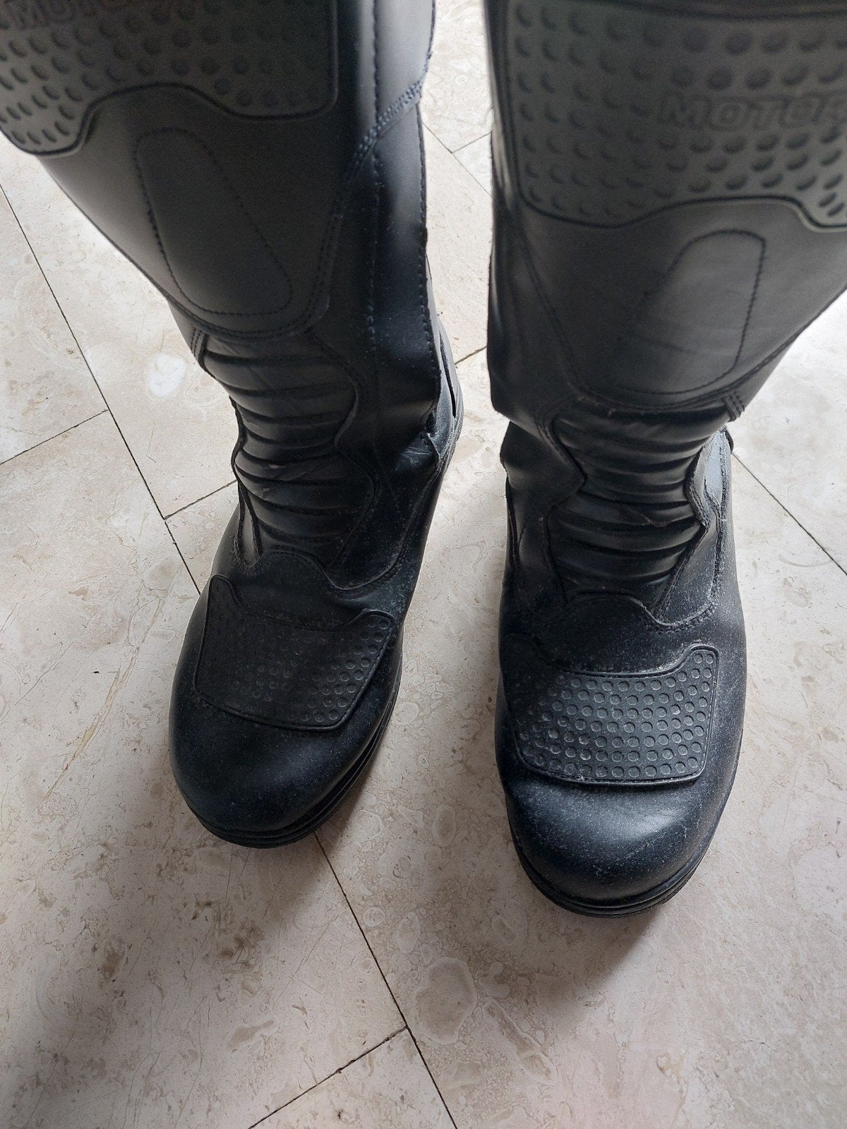 Te koop motorlaarzen, Kleding | Heren, Schoenen, Ophalen of Verzenden, Zo goed als nieuw, Zwart