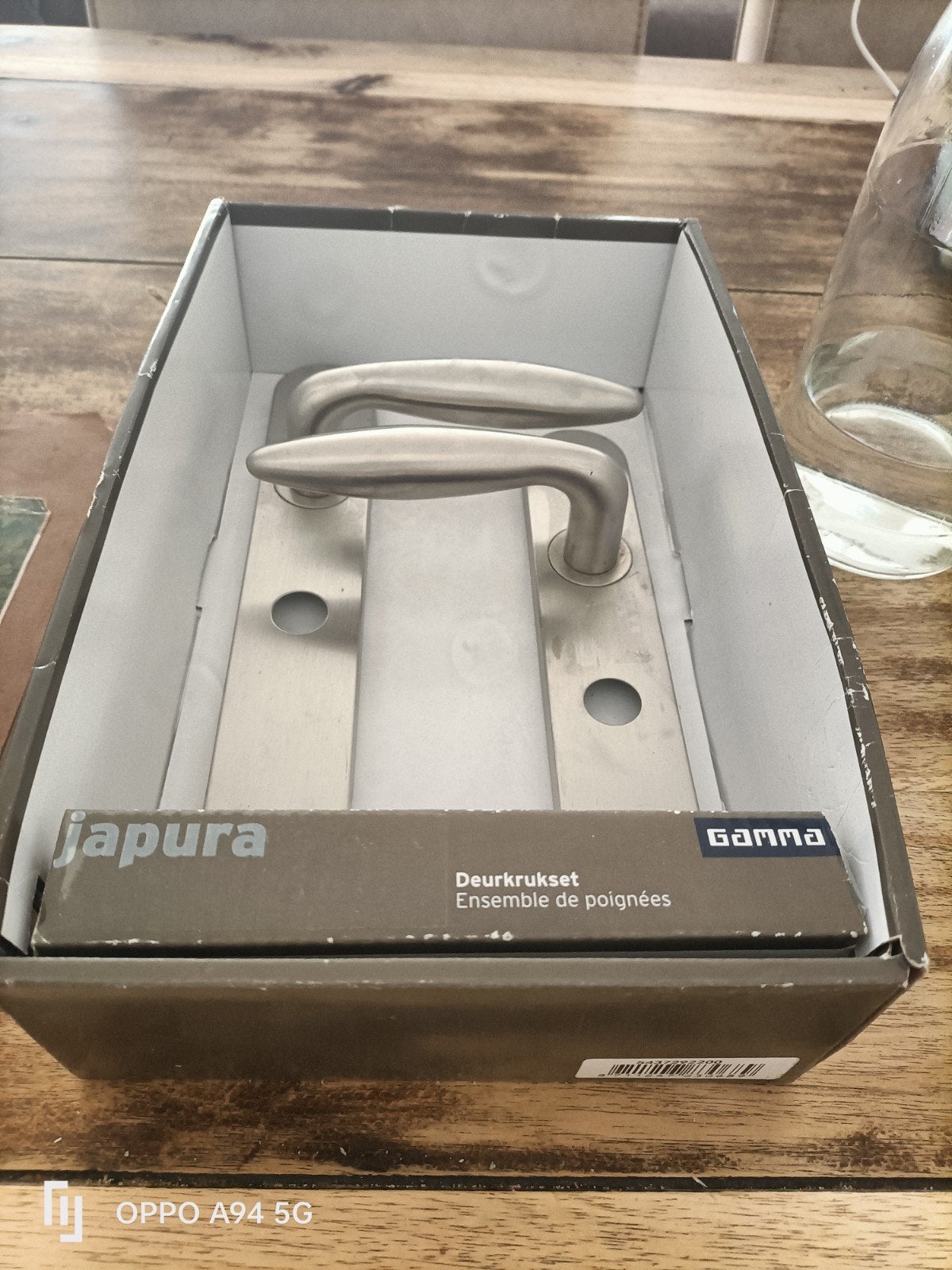 Gamma Japura Deurkrukset RVS voor binnendeuren, Ophalen of Verzenden, Nieuw, Metaal, Binnendeur