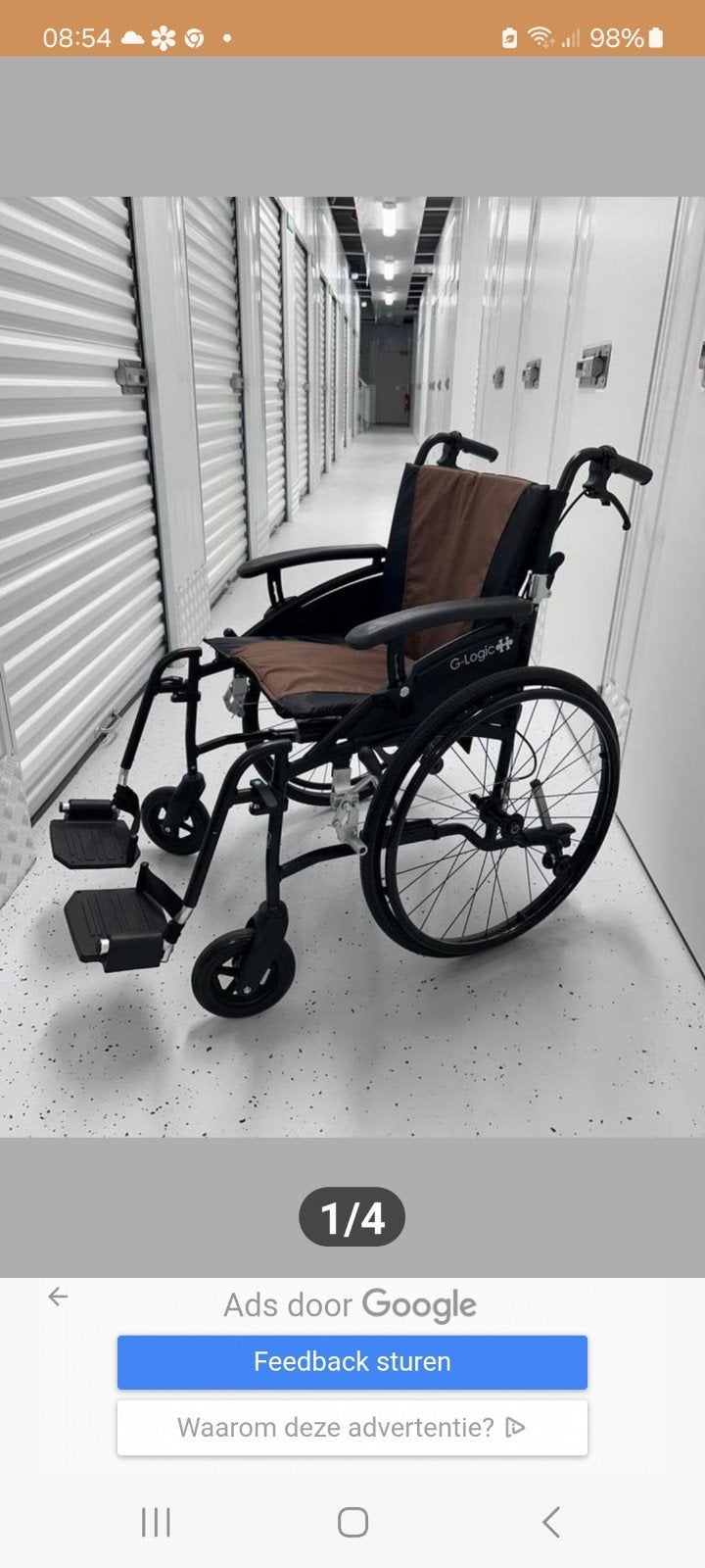 g logic  en travixx lichtgewicht rolstoel, Diversen, Rolstoelen, Ophalen of Verzenden, Duwrolstoel