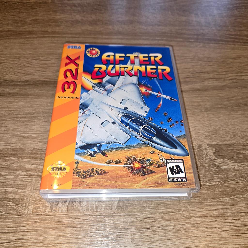 After Burner Sega 32X Game Case, Spelcomputers en Games, Verzenden, 1 speler, Zo goed als nieuw, Vanaf 3 jaar