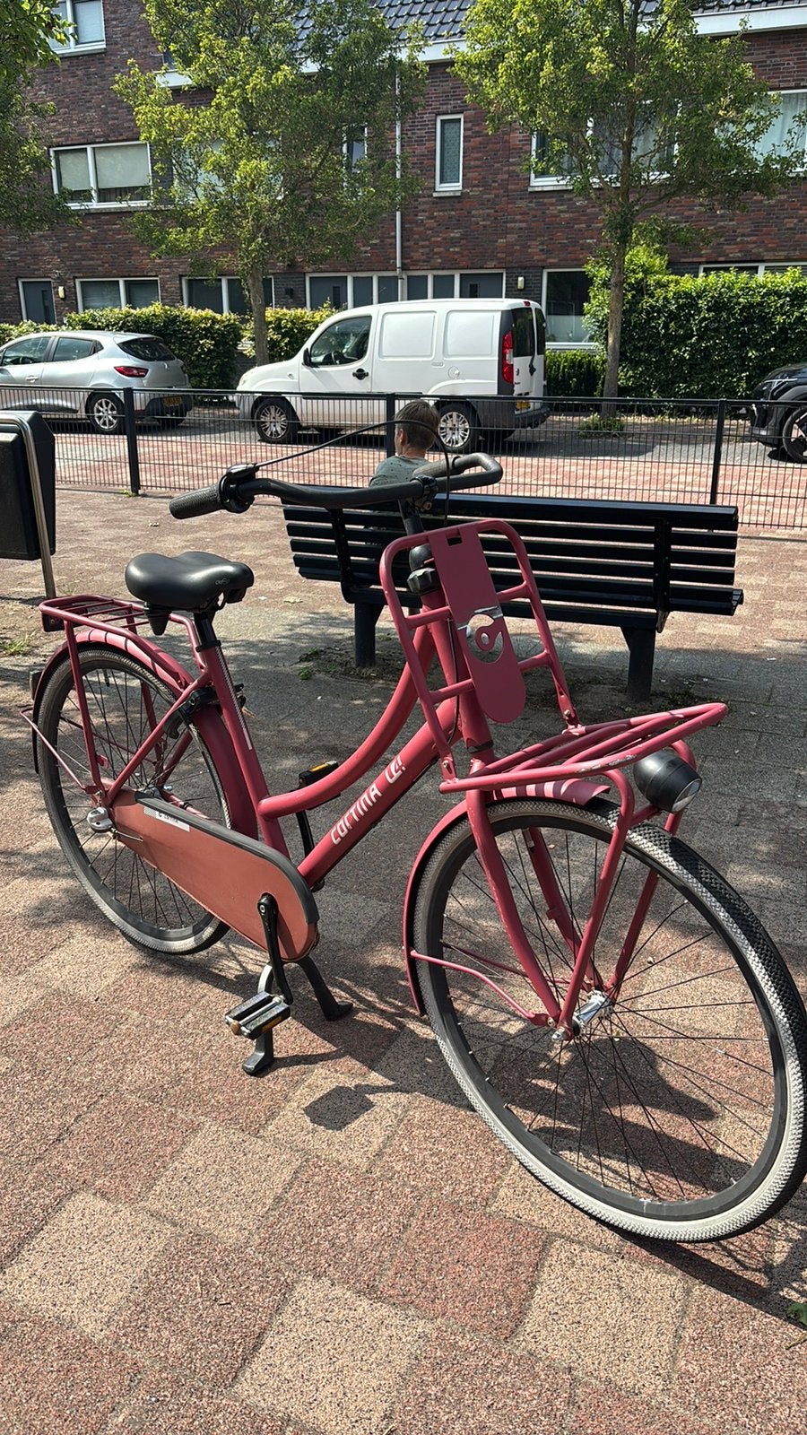 Cortina damesfiets framboosrozige kleur ZSM WEG!!, Ophalen, Terugtraprem, Gebruikt, Versnellingen