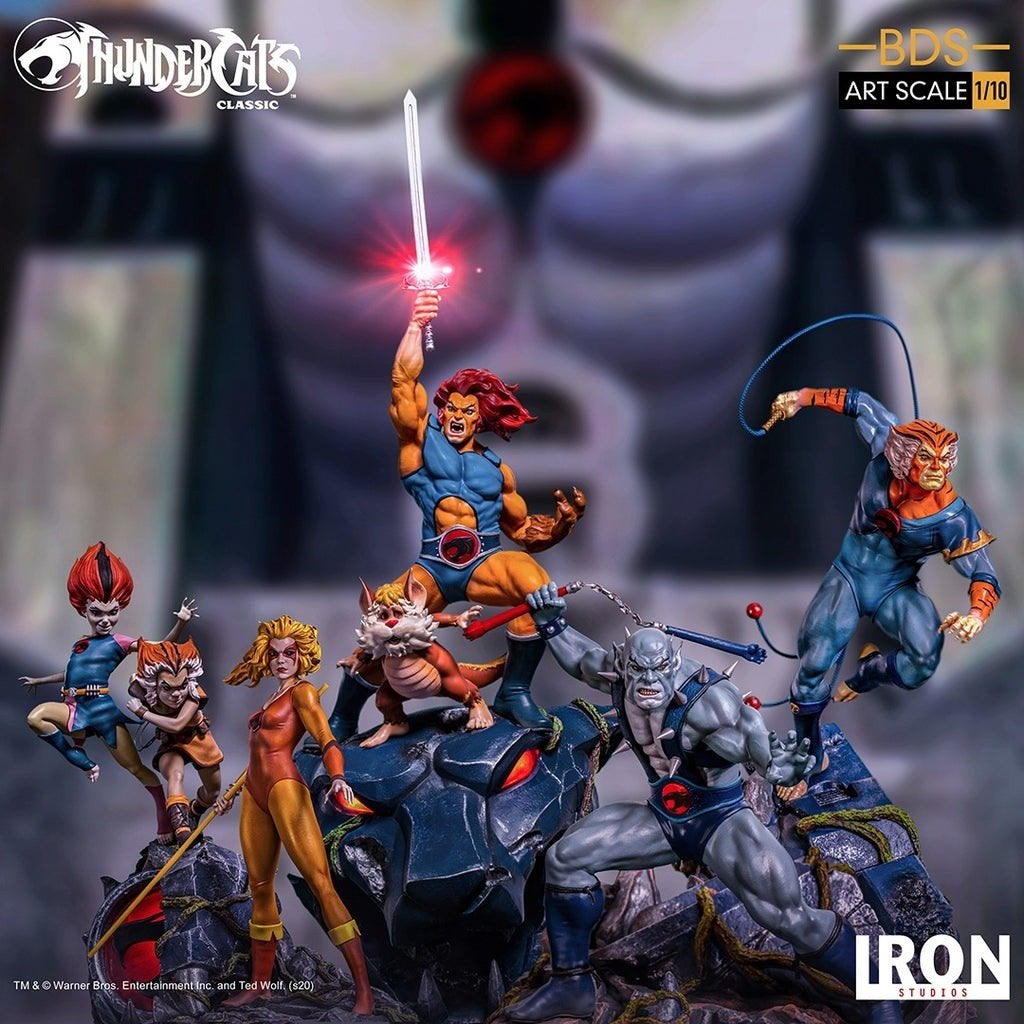 Iron Studios Thundercats Set 1/10 Statues Figures, Ophalen of Verzenden, Zo goed als nieuw