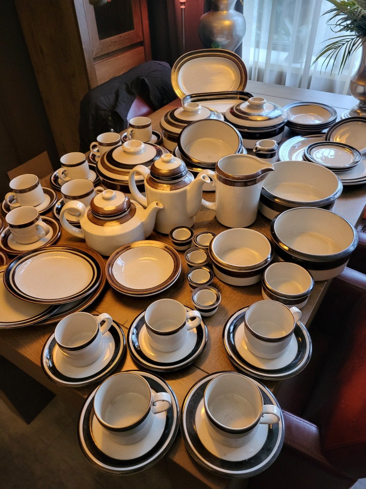Mooi servies van Arabia, Keramiek, Vintage, Ophalen of Verzenden, Compleet servies