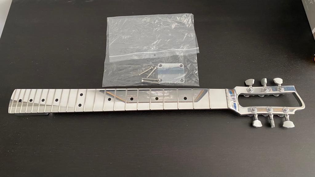 Aluminium nek voor Stratocaster of Jazzmaster, Ophalen, Gebruikt, Solid body, Overige merken