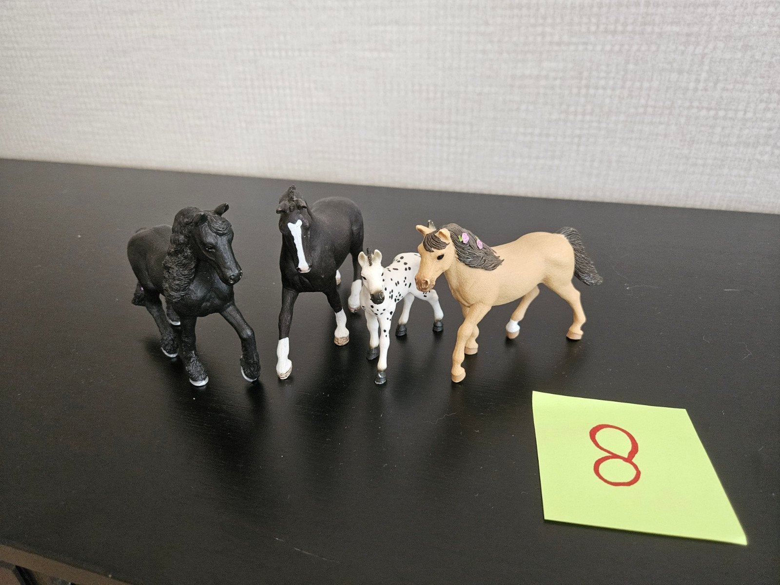 Schleich paarden set - 4 stuks, Ophalen of Verzenden, Zo goed als nieuw, Jongen of Meisje