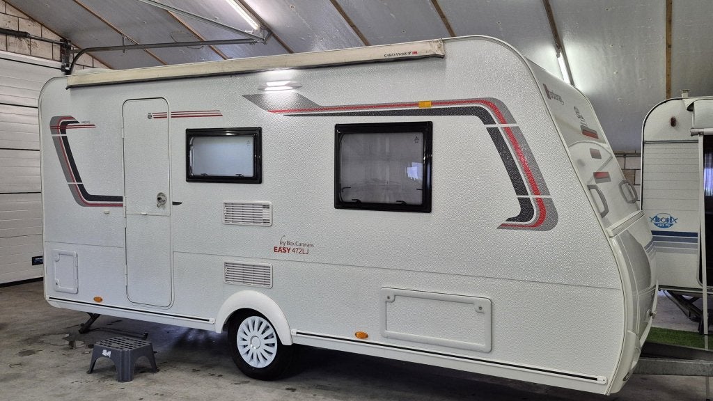 In topstaat Sterckeman Easy 472 LJ Enkele bedden,nieuwe tent, Sterckeman, Kachel, Bedrijf, Treinzit