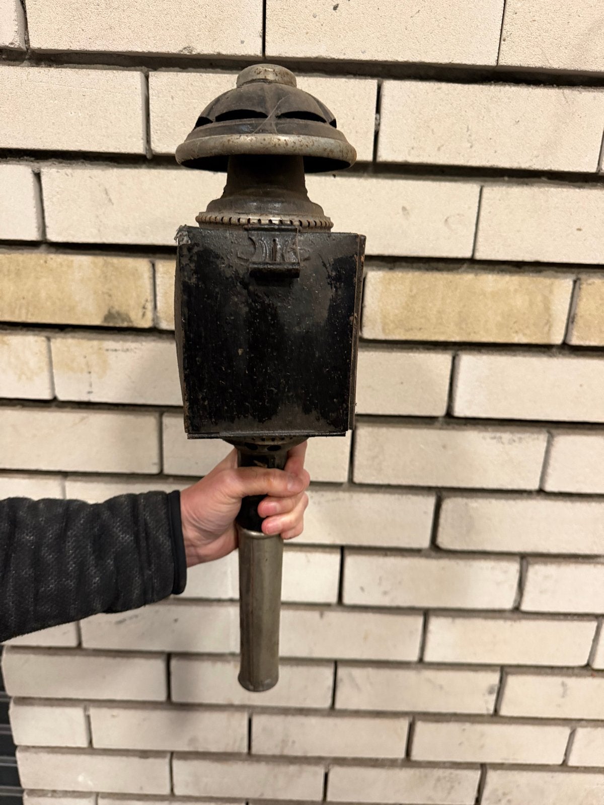 Antieke lantaarn, vermoedelijk van een koets of auto, Ophalen of Verzenden