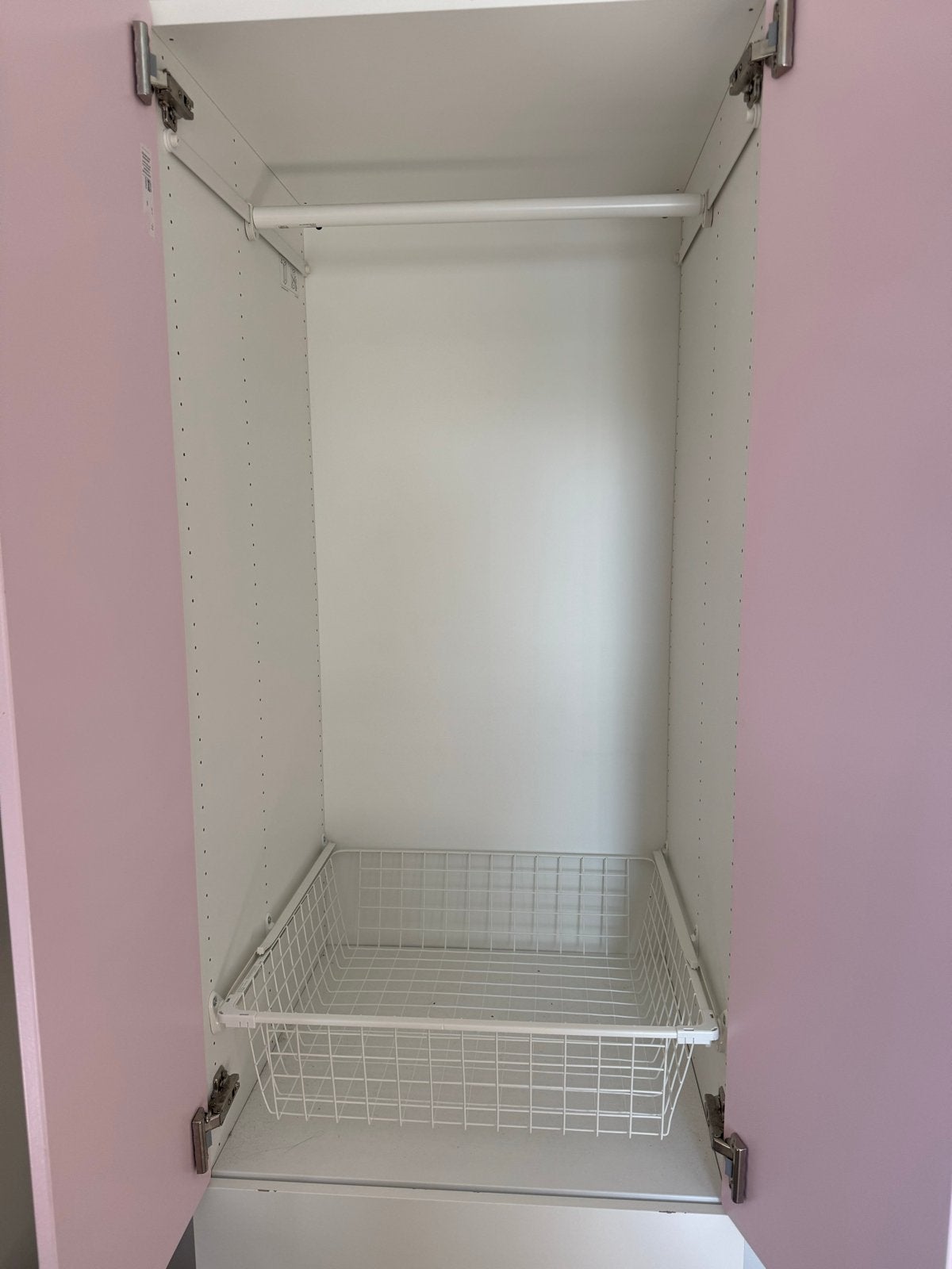 IKEA Kast Roze/Wit - 190x60x57 cm, Ophalen, Overige materialen, Gebruikt, 50 tot 100 cm