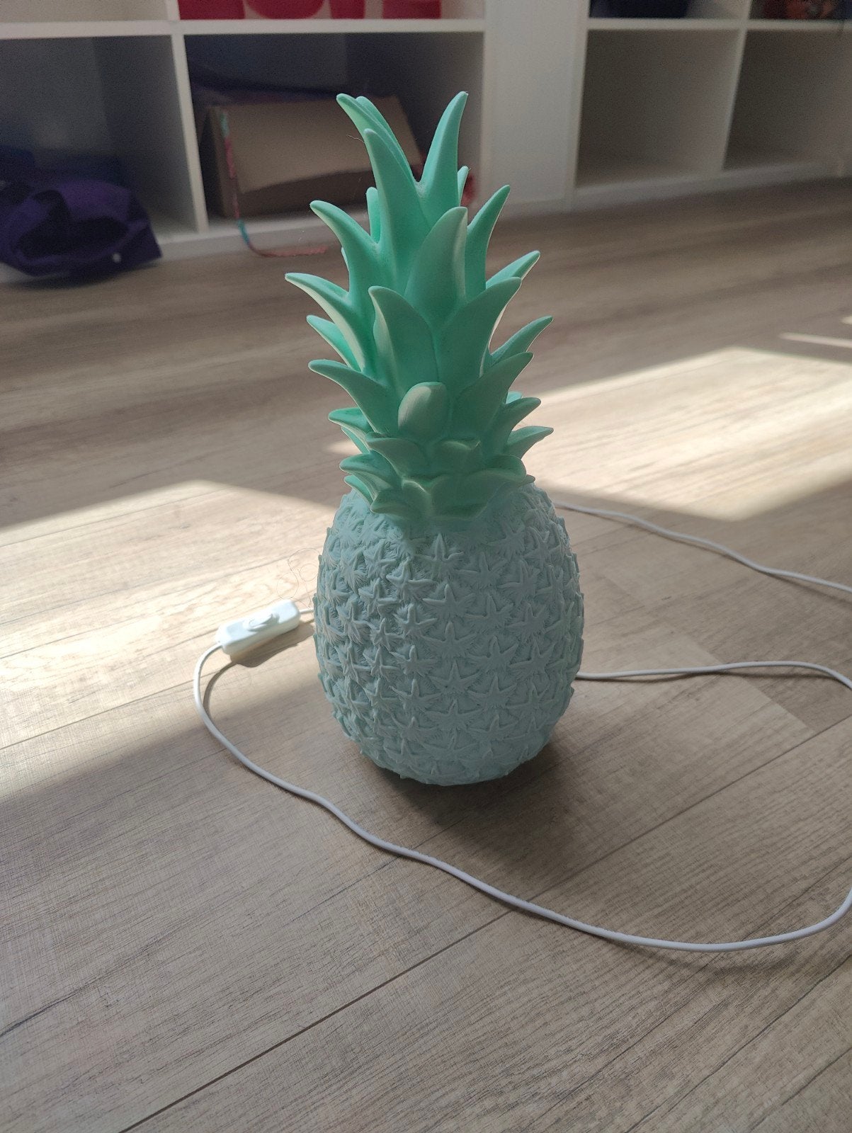 Leuke ananas lamp - decoratieve sfeerverlichting, Met schakelaar, Kunststof, Ophalen of Verzenden, Zo goed als nieuw