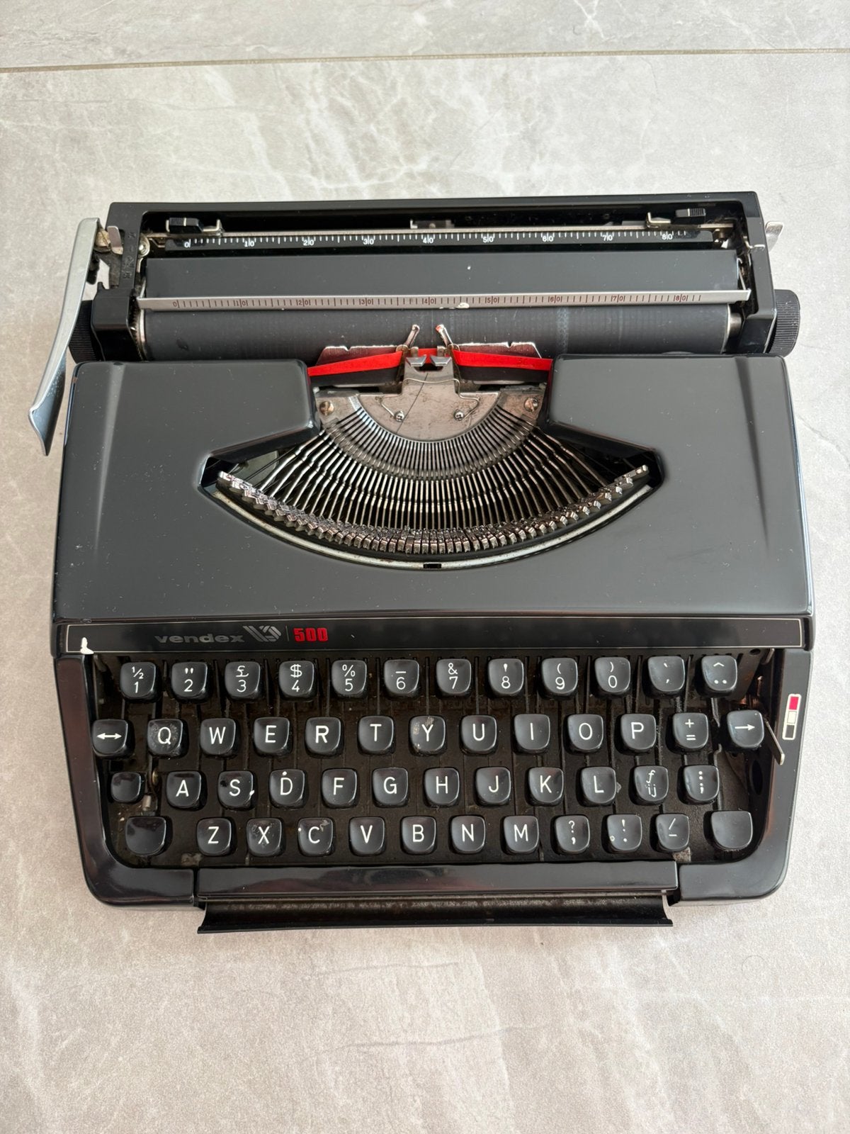 Vendex 500 vintage typemachine – jaren 70, Ophalen of Verzenden, Zo goed als nieuw