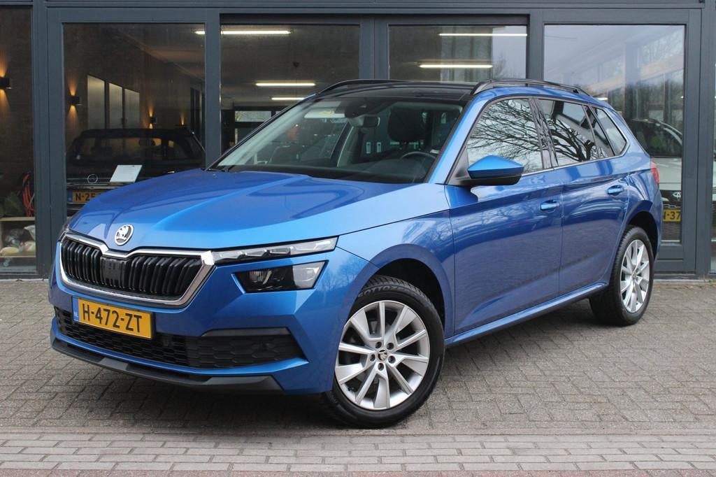Skoda Kamiq 1.0 TSI Business Edition | Trekhaak | Carplay |, Gebruikt, Blauw, Origineel Nederlands, Kamiq