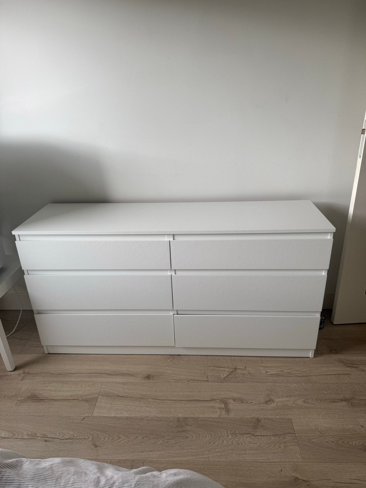 IKEA Witte ladekast met 6 laden, Huis en Inrichting, Kasten | Ladekasten, Ophalen, Overige materialen, 100 tot 150 cm, 5 laden of meer
