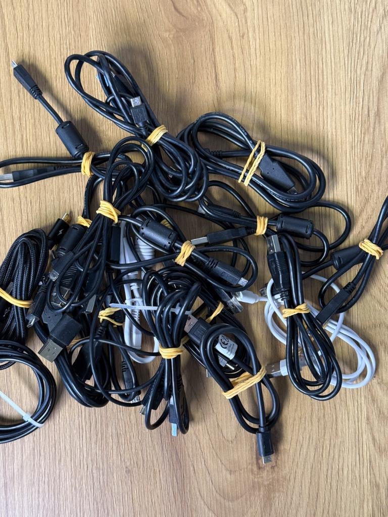 20x diverse micro usb kabels, Ophalen of Verzenden, Gebruikt