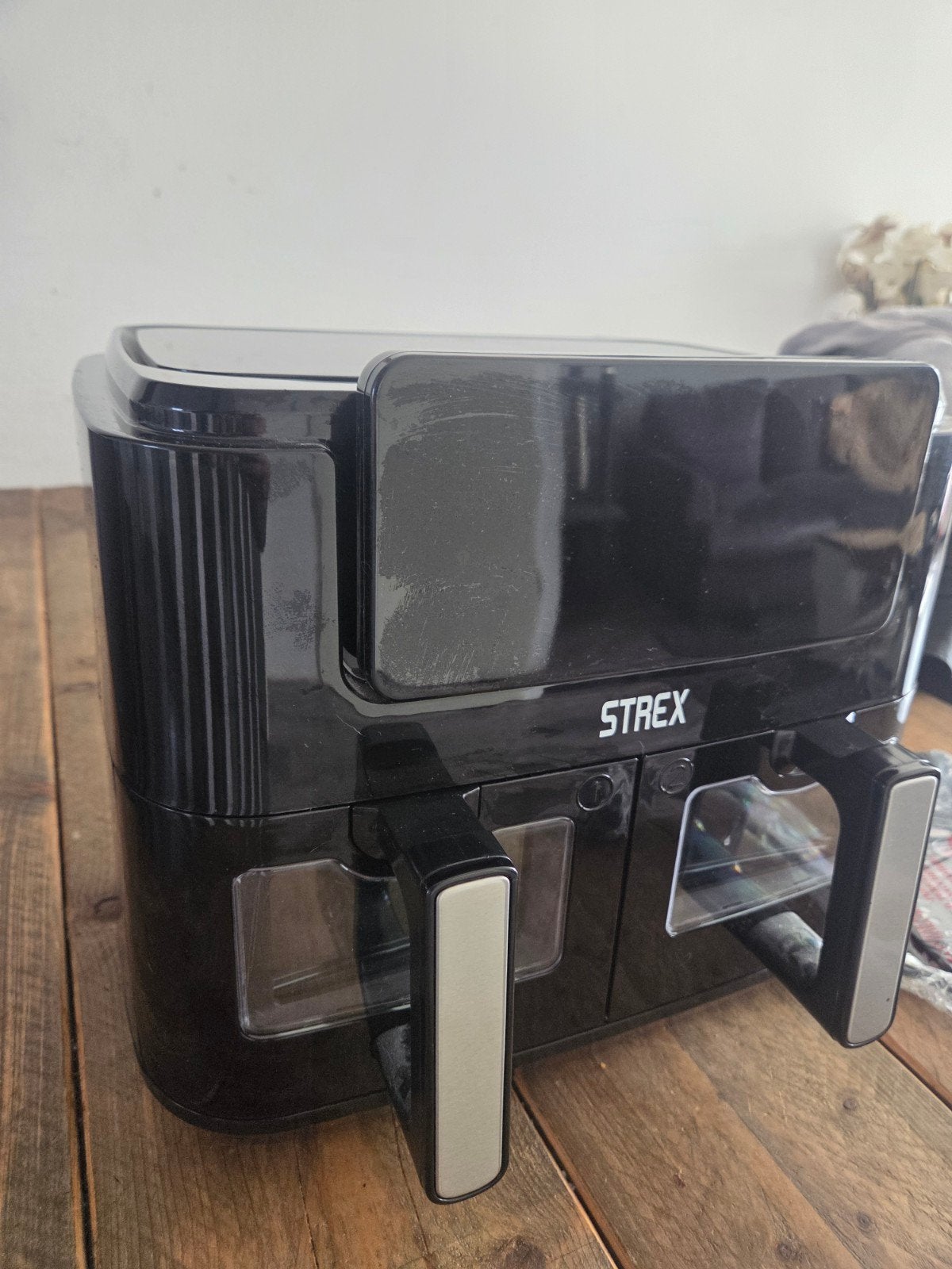 STREX Dual Airfryer nieuw 10L, 4 liter of meer, Ophalen of Verzenden, Nieuw, Duo-friteuse