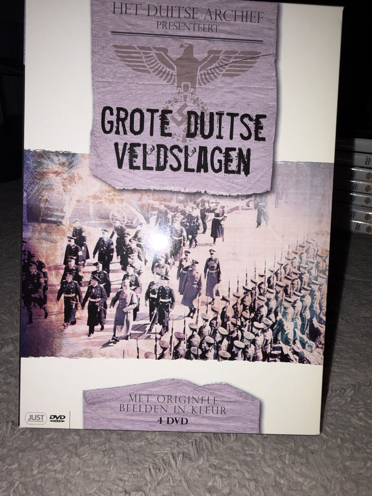 Grote Duitse Veldslagen - 4 DVD Boxset, Gebruikt, Vanaf 16 jaar, Oorlog of Misdaad, Nederlands