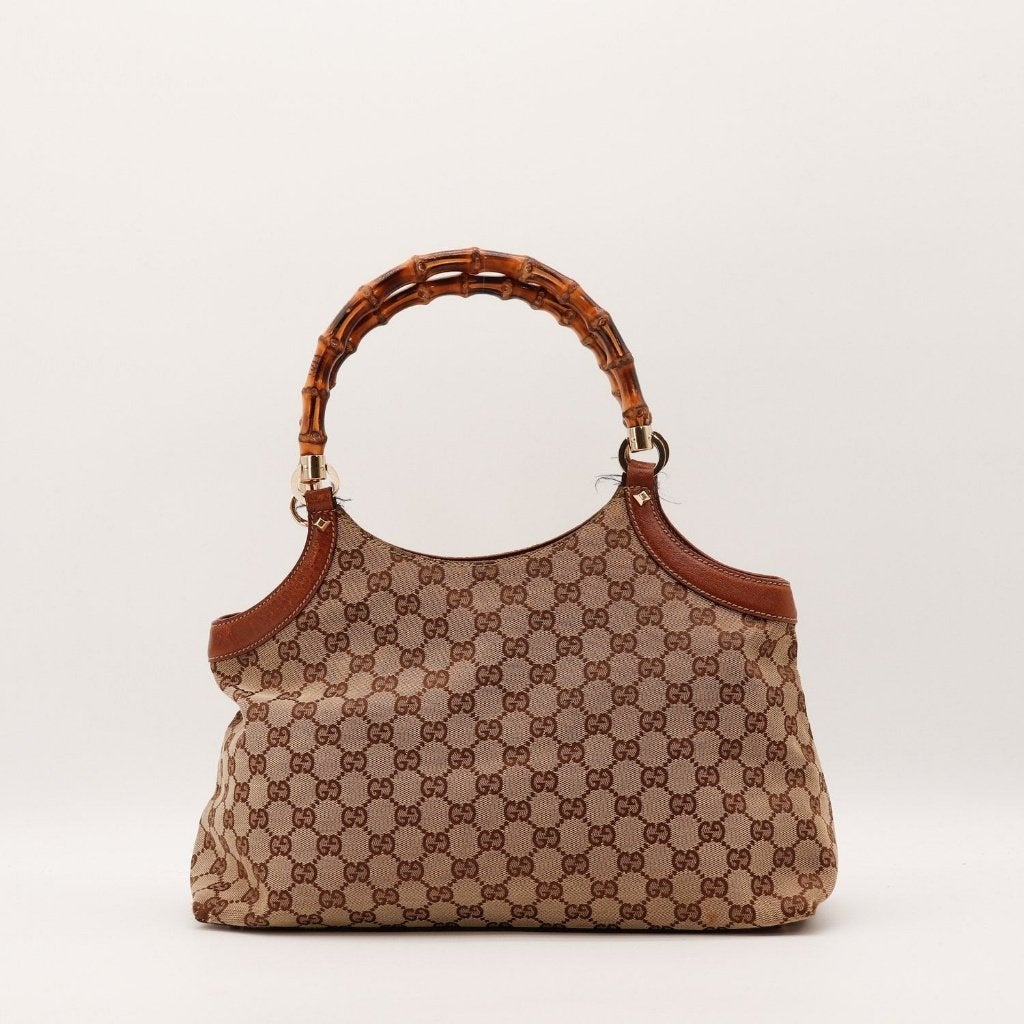 Gucci Bamboo 38x27x14 cm hobotas, Sieraden, Tassen en Uiterlijk, Verzenden, Gebruikt, Zwart, Overige typen