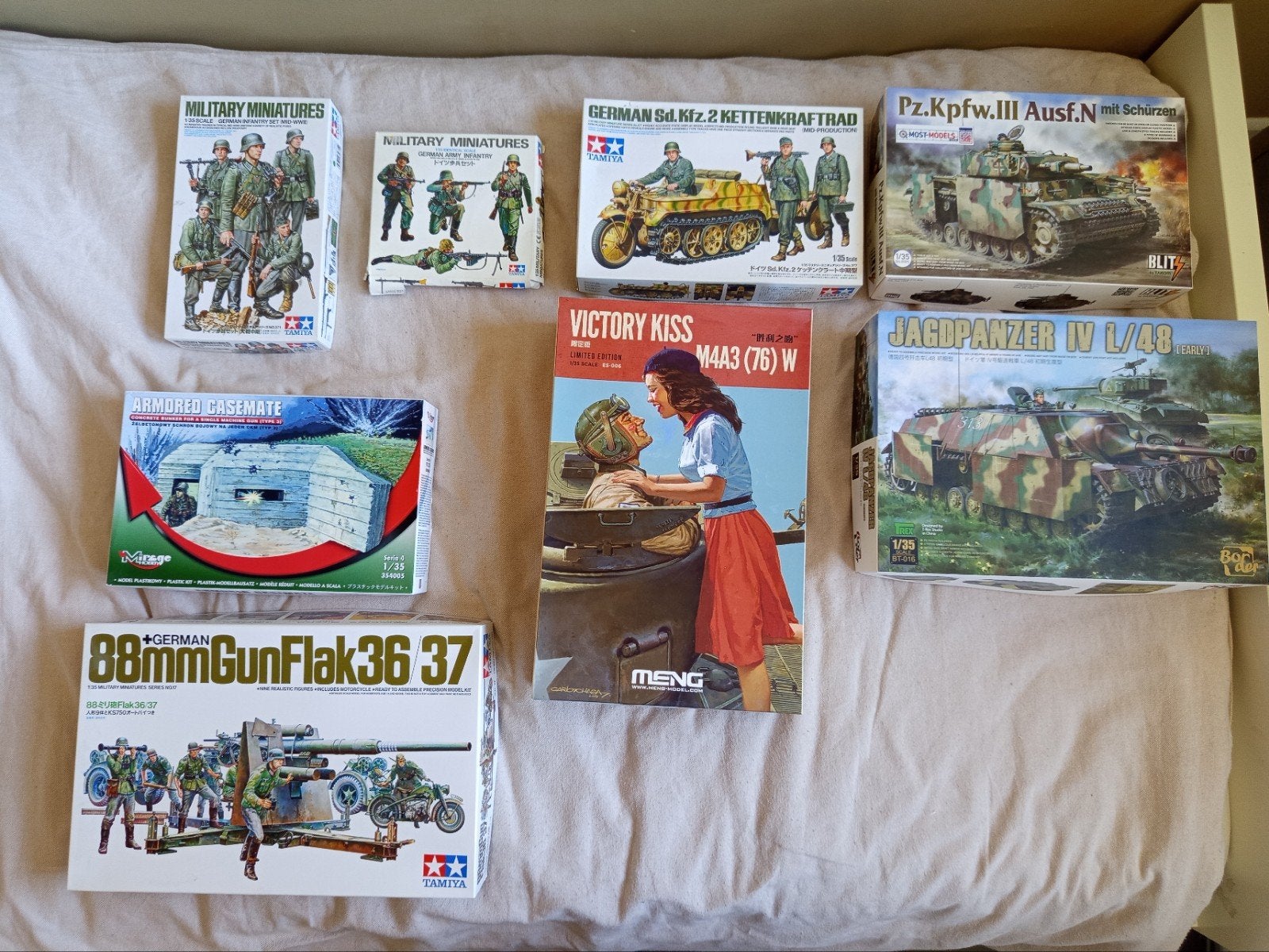 1:35 WO2 Modelbouw Lot - Nieuw in doos, Hobby en Vrije tijd, Modelbouw | Figuren en Diorama's, Ophalen of Verzenden, Nieuw, 1:35 tot 1:50