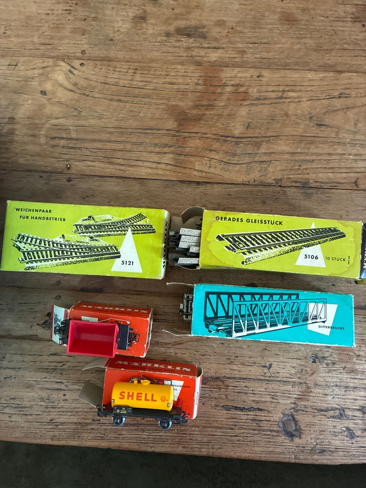 Märklin Rails, Wissels en Bruggen - Diverse Modellen, Ophalen, Wisselstroom, Gebruikt, Rails